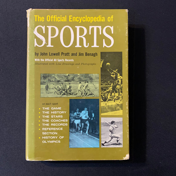 BOOK Pratt/Benagh 'Official Encyclopedia of Sports' (1964) HC world records