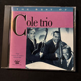 CD Nat King Cole Trio 'Best Of' (1995) Straighten Up and Fly Right, All For You