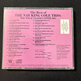 CD Nat King Cole Trio 'Best Of' (1995) Straighten Up and Fly Right, All For You