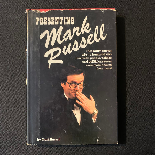 BOOK Mark Russell 'Presenting...' (1980) political humor Washington DC humorist
