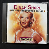 CD Dinah Shore '16 Most Requested Songs: Encore' (1995) I Wish I Didn't Love You So, Anniversary Song