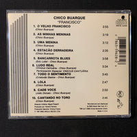 CD Chico Buarque 'Francisco' (1987) Brazil singer songwriter