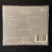 CD Liszt 'Symphonic Poems' (1988) London Festival Orchestra, Alfred Scholz