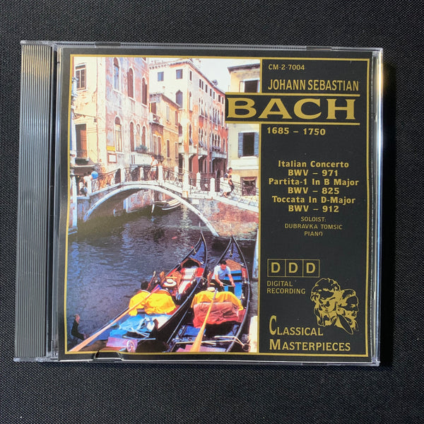 CD Bach Italian Concerto, Partita 1 B-Major, Toccata D-Major, Dubrava Tomsic