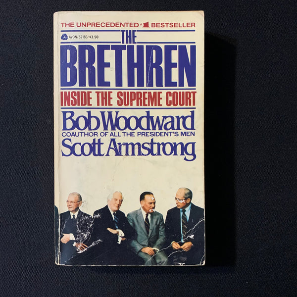 BOOK Bob Woodward Scott Armstrong 'The Brethren' (1981) PB Supreme Court