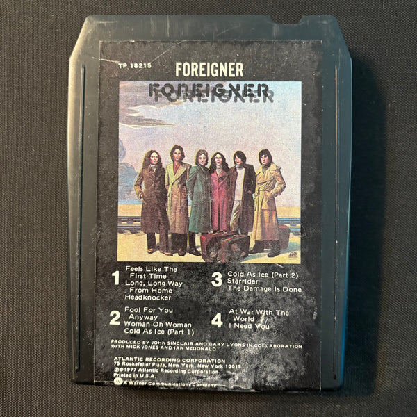 8 TRACK TAPE Foreigner self-titled (1977)
