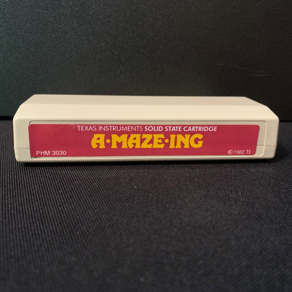 TEXAS INSTRUMENTS TI 99/4A A-Maze-Ing (1982) tested video game cartridge