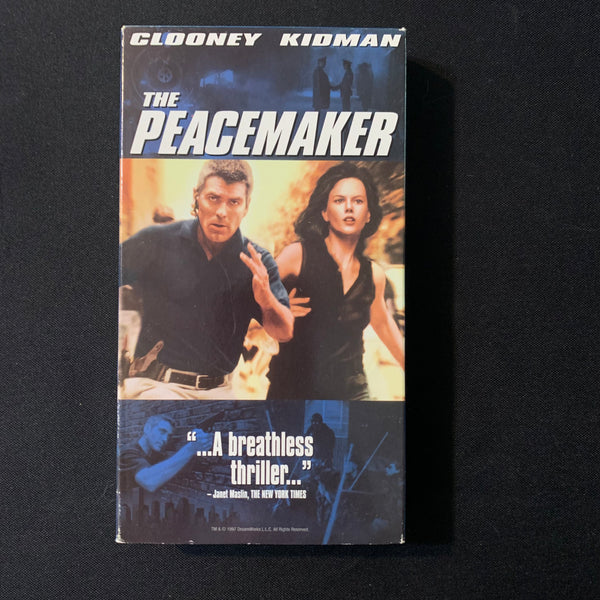 VHS The Peacemaker (1997) George Clooney, Nicole Kidman, Armin Mueller-Stahl