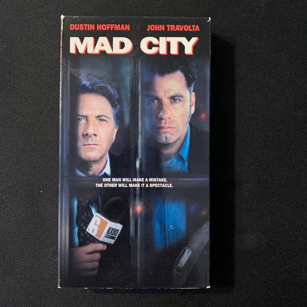 VHS Mad City (1998) Dustin Hoffman, John Travolta, Alan Alda