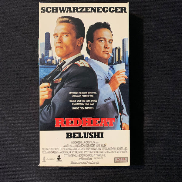 VHS Red Heat (1988) Arnold Schwarzenegger, Jim Belushi