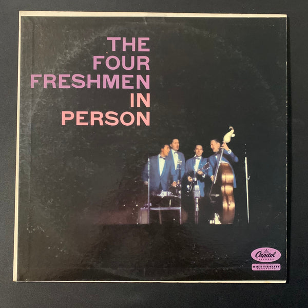 LP The Four Freshmen 'In Person' (1958) VG+/VG+ vinyl folk pop