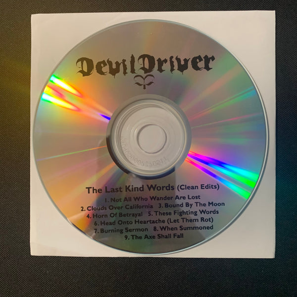 CD Devildriver 'The Last Kind Words - Clean Edits' (2007) radio DJ promo