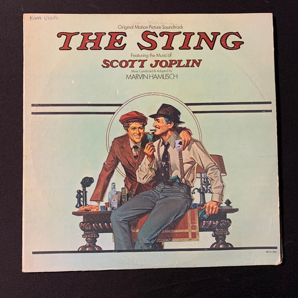 LP The Sting soundtrack (1973) Scott Joplin ragtime piano Marvin Hamlisch VG/VG+ vinyl