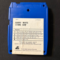 8 TRACK TAPE Barry White 'Stone Gon'' (1973) blue shell