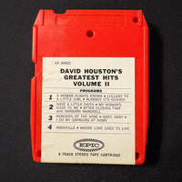 8 TRACK TAPE David Houston 'Greatest Hits Volume II' (1971)