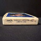 8 TRACK TAPE Loretta Lynn 'Somebody Somewhere' (1976)