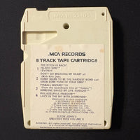 8 TRACK TAPE Elton John 'Greatest Hits Volume II' (1976)
