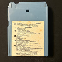 8 TRACK TAPE Elvis Presley 'Double Dynamite'(1975)