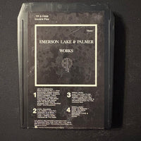 8 TRACK TAPE Emerson, Lake and Palmer 'Works Volume 1' (1977)