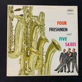 LP Four Freshmen 'And Five Saxes' (1957) VG+/VG+ easy listening pop swing