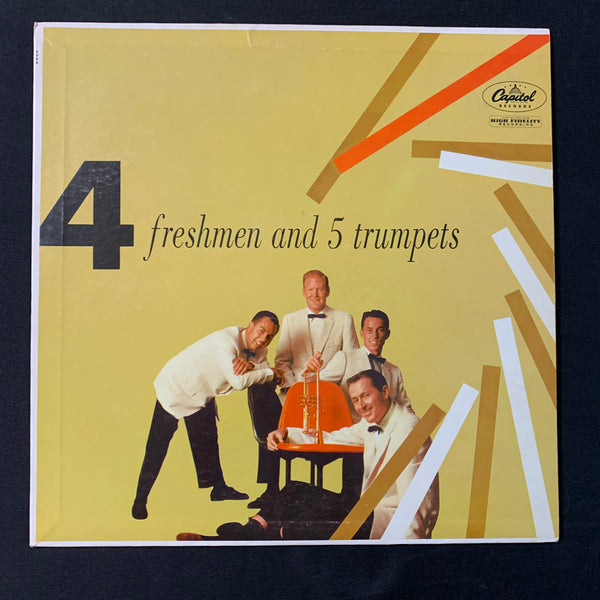 LP Four Freshmen 'And Five Trumpets' (1957) VG+/VG+ vinyl record