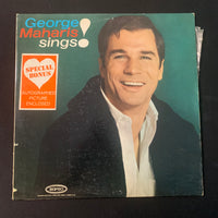 LP George Maharis 'Sings!' (1962) VG+/VG+ vinyl record with photo