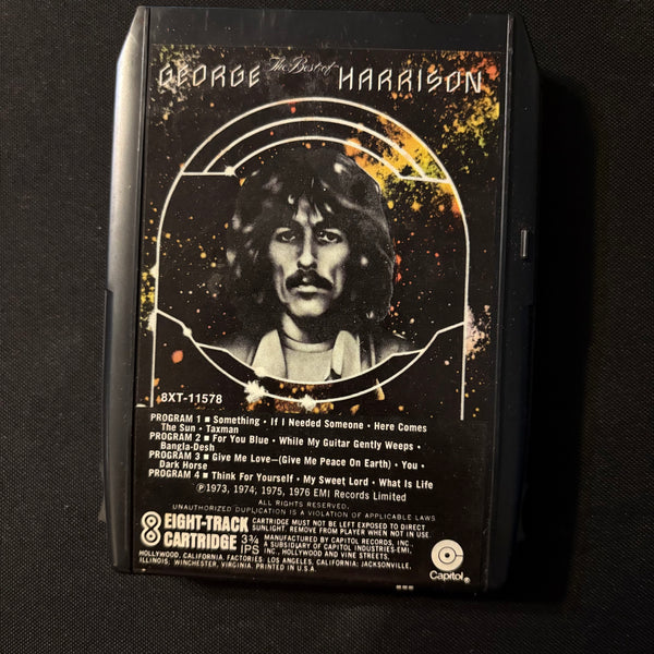 8 TRACK TAPE George Harrison 'Best Of' (1976)