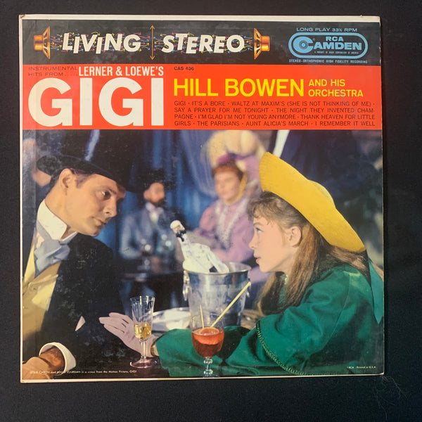 LP Hill Bowen and His Orchestra 'Instrumental Hits From Lerner and Loewe's Gigi' (1959) VG+/VG+ vinyl record