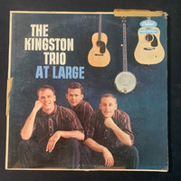 LP The Kingston Trio 'At Large' (1959) VG-/VG- vinyl record folk music singers