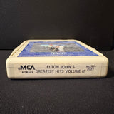 8 TRACK TAPE Elton John 'Greatest Hits Volume II' (1976)