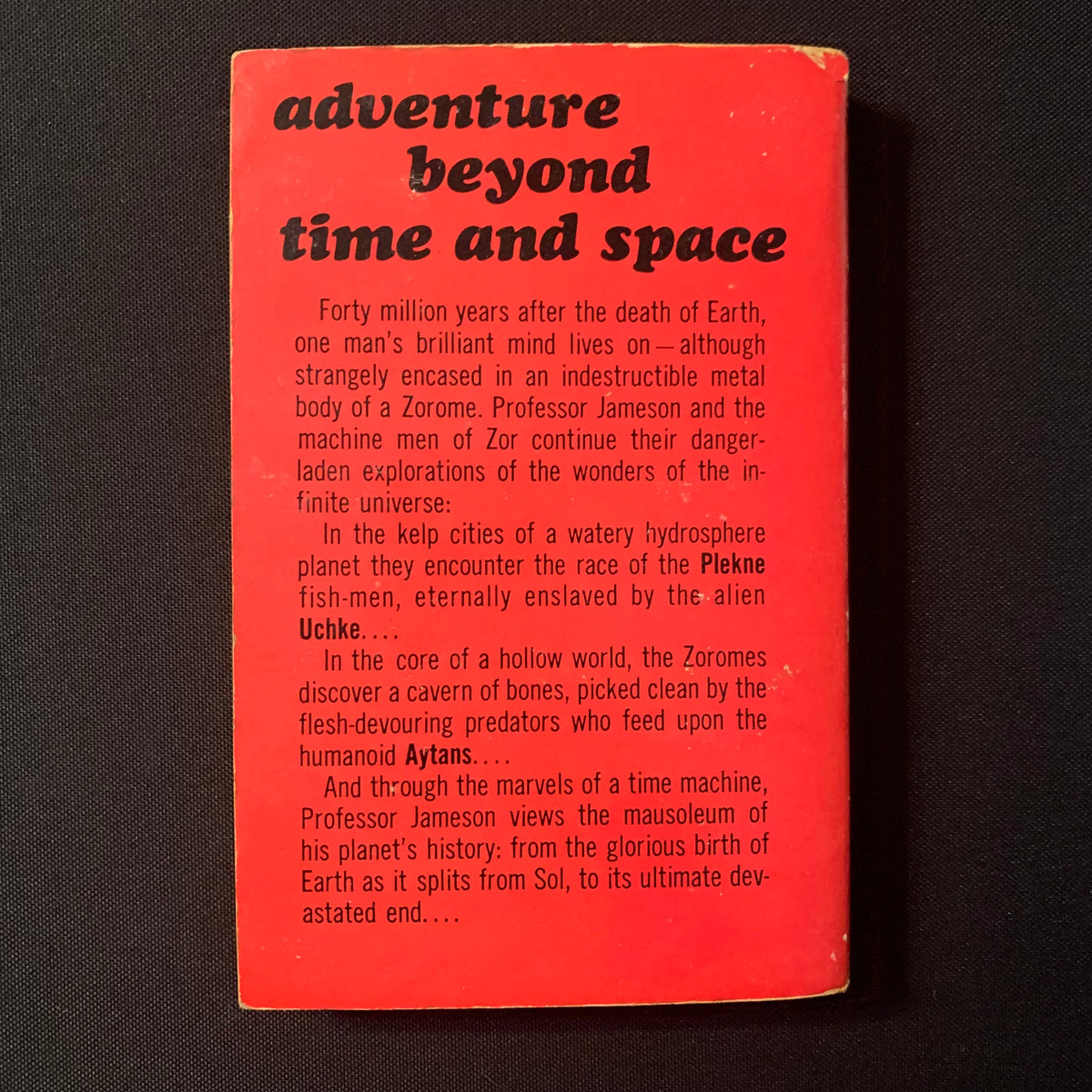 BOOK Neil R. Jones 'The Sunless World' (1967) PB Professor Jameson Spa ...