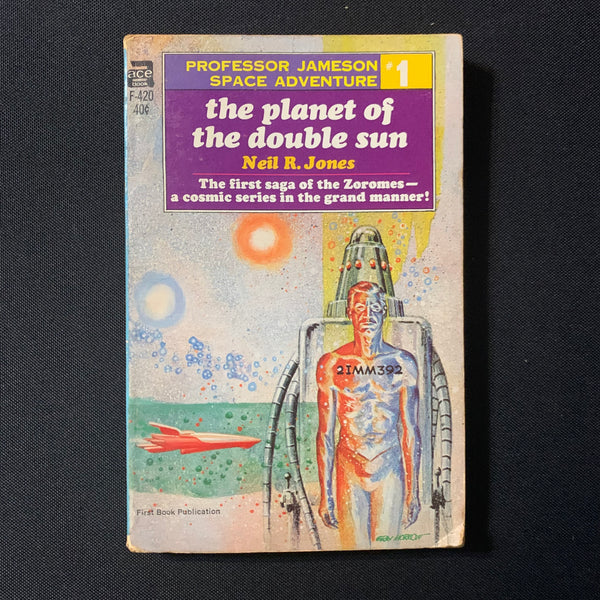BOOK Neil R. Jones 'The Planet of the Double Sun' (1967) PB Professor Jameson Space Adventure #1