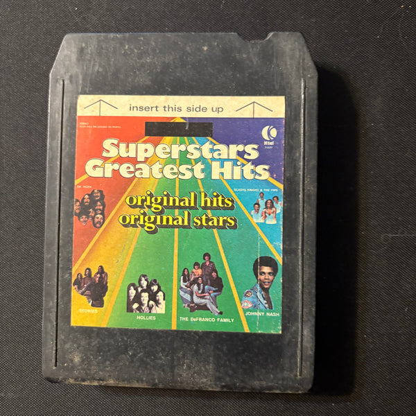 8 TRACK TAPE K-Tel Superstars Greatest Hits (1974) Elton John, Dr. Hook, Hollies