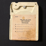 8 TRACK TAPE Jimi Hendrix 'The Cry of Love' (1971)