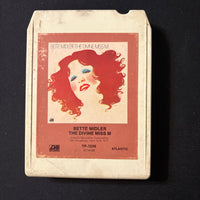 8 TRACK TAPE Bette Midler 'The Divine Miss M' (1972)