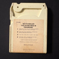 8 TRACK TAPE Bette Midler 'The Divine Miss M' (1972)