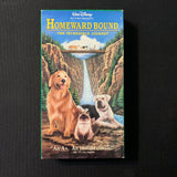 VHS Homeward Bound The Incredible Journey (1993) Michael J. Fox, Don Ameche