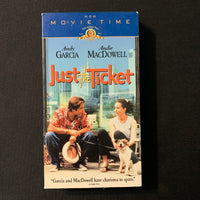 VHS Just The Ticket (1998) Andy Garcia, Andie MacDowell