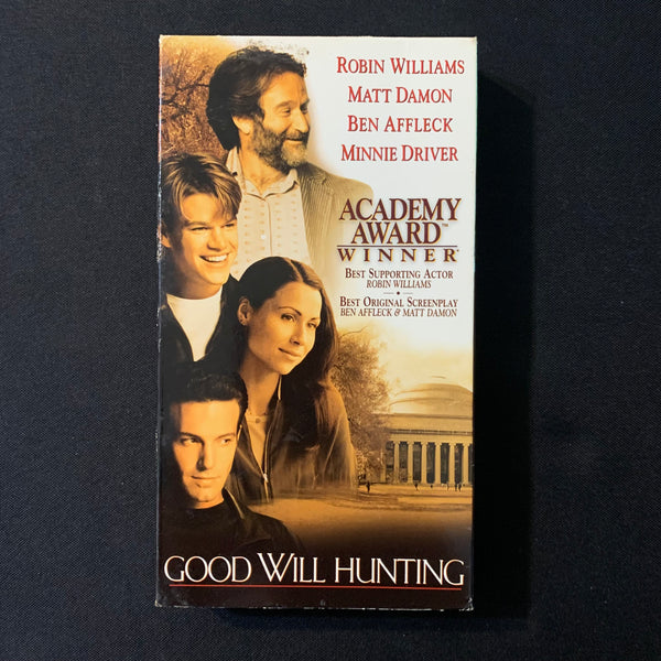 VHS Good Will Hunting (1997) Robin Williams, Matt Damon, Ben Affleck, Minnie Driver