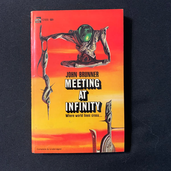 BOOK John Brunner 'Meeting At Infinity' (1961) paperback science fiction