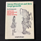 BOOK Ulrik Schramm, Guenther Festerling 'Mein Pferd ist auf den Kofp gestellt' (1976) German language equestrian HC