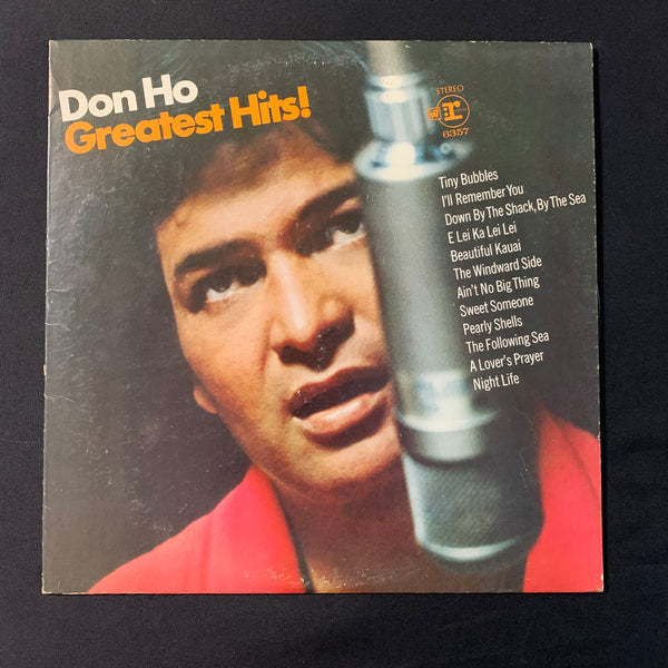 LP Don Ho 'Greatest Hits' (1970) The Aliis Hawaiian music Tiny Bubbles VG+/VG record