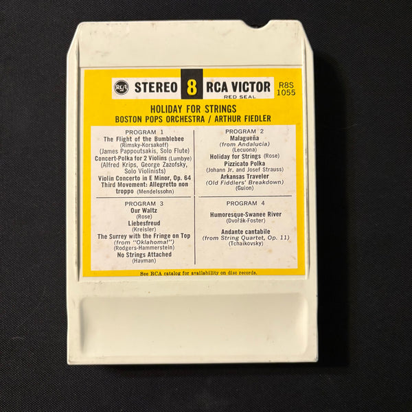 8 TRACK TAPE Arthur Fiedler Boston Pops 'Holiday For Strings'