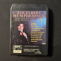 8 TRACK TAPE Engelbert Humperdinck 'His Greatest Hits' (1974)