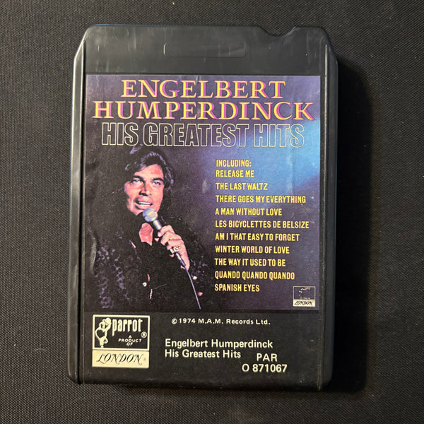 8 TRACK TAPE Engelbert Humperdinck 'His Greatest Hits' (1974)