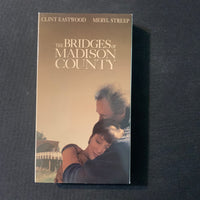 VHS Bridges of Madison County (1995) Meryl Streep, Clint Eastwood