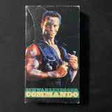 VHS Commando (1985) Arnold Schwarzenegger, Rae Dawn Chong