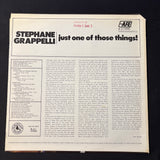 LP Stephane Grappelli 'Just One Of Those Things!' (1973) VG+/VG+ jazz vinyl record