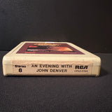 8 TRACK TAPE John Denver 'An Evening With John Denver' (1975)