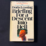 BOOK Doris Lessing 'Briefing For a Descent Into Hell' (1972) Permabound hardcover